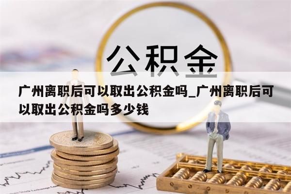 广州离职后可以取出公积金吗_广州离职后可以取出公积金吗多少钱